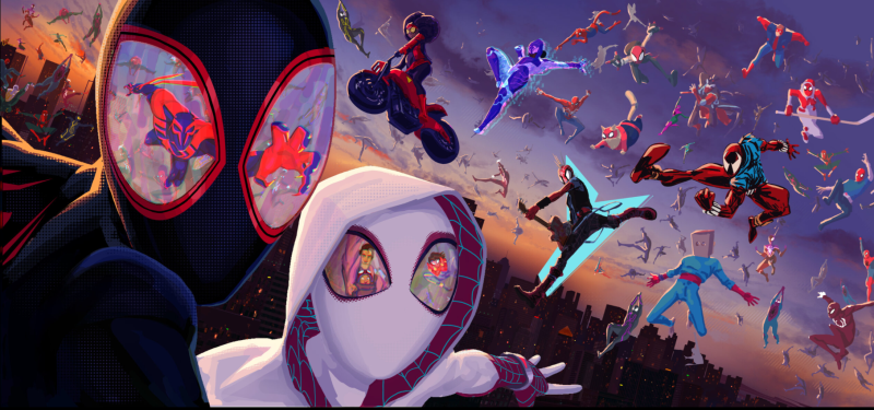 A185-Yuhki Demers-《蜘蛛侠:平行宇宙》动漫城市场景-underpaintacademy(B038)-爱画画的卷心菜