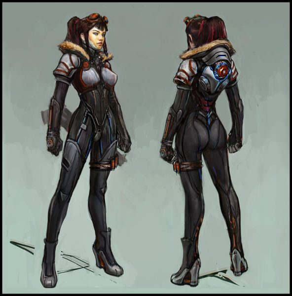 图片[1]-A098-角色设计2-爱画画的卷心菜