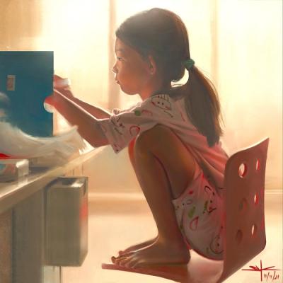 图片[1]-A182-DC1带色彩和光线的设计-爱画画的卷心菜