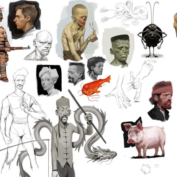 图片[3]-A068-进行创意素描-爱画画的卷心菜