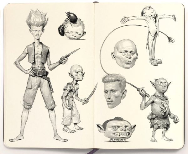 图片[5]-A068-进行创意素描-爱画画的卷心菜