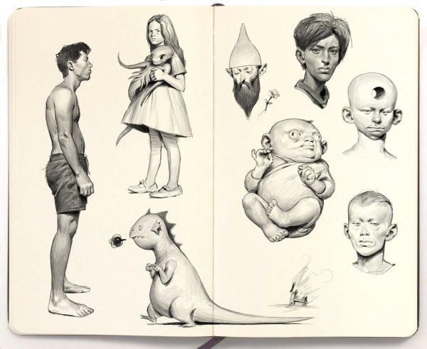 图片[11]-A068-进行创意素描-爱画画的卷心菜