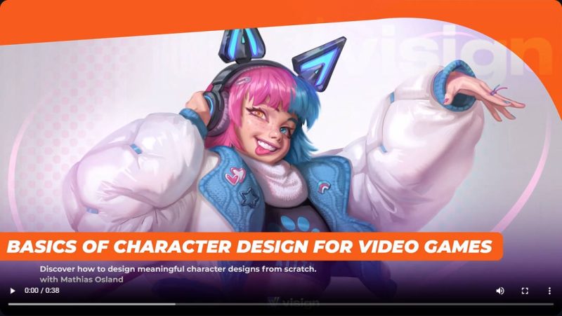 A181-视频游戏角色设计基础知识-爱画画的卷心菜