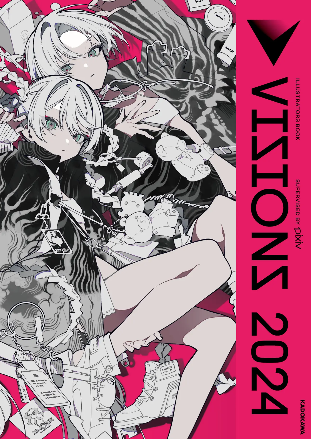 F004-日本超人气插画年鉴《VISIONS 2022-2024 ILLUSTRATORS BOOK》电子版-爱画画的卷心菜