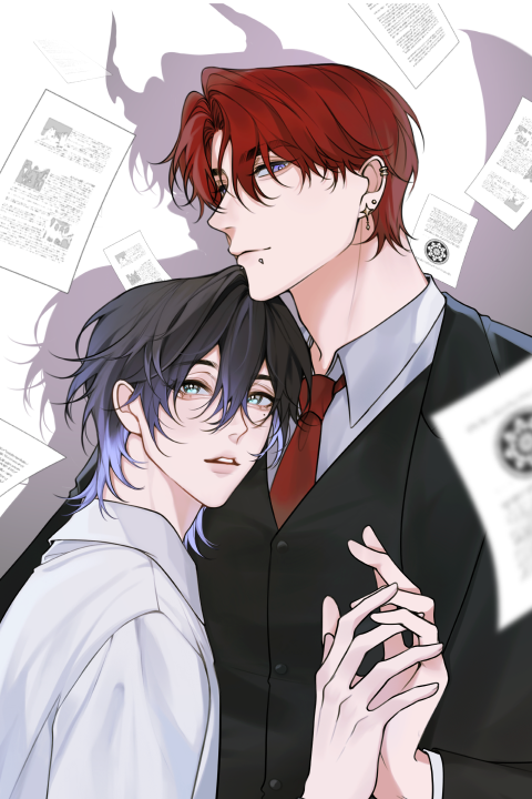 A089-有吸引力的男性角色插图指南，即用型角色-爱画画的卷心菜