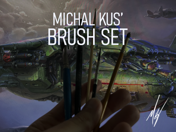 F023-Michal Kus 大师级笔刷套装-爱画画的卷心菜
