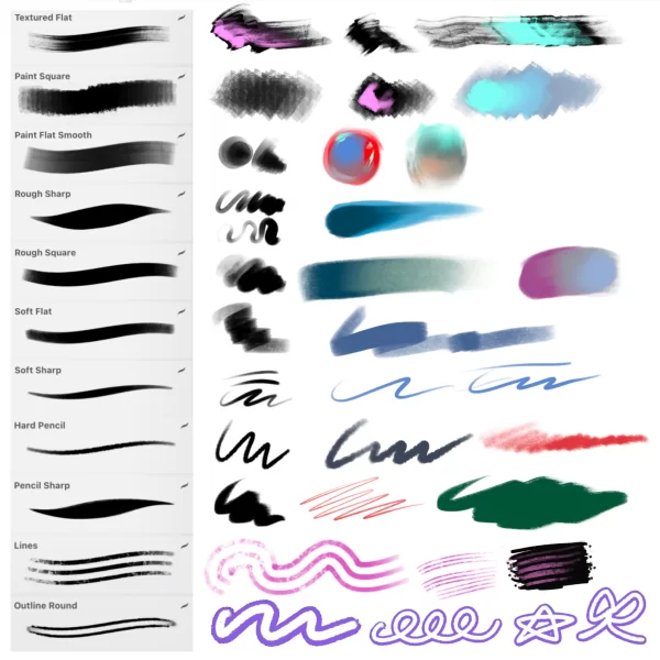 图片[2]-F027-Allie大师笔刷套装-爱画画的卷心菜