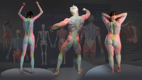 图片[3]-F031-人体背部解剖终极指南｜形体结构深度解析-爱画画的卷心菜