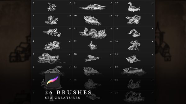 图片[4]-F022-Cartographer Studio Procreate 地图制作终极工具包-爱画画的卷心菜