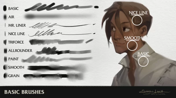 图片[5]-F024-LEYENDECKER + BASIC 大师级笔刷套装-爱画画的卷心菜