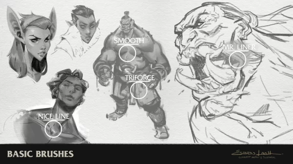 图片[6]-F024-LEYENDECKER + BASIC 大师级笔刷套装-爱画画的卷心菜