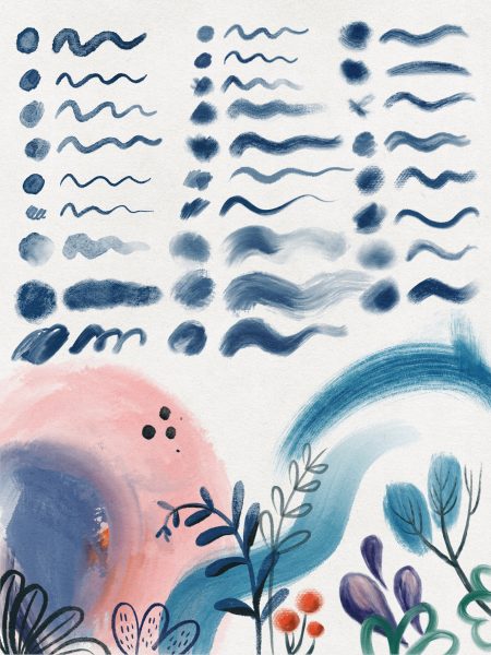 图片[6]-F015-Procreate Mega Set Bundle 终极套装（素描+绘画+纹理三合一工具包）-爱画画的卷心菜