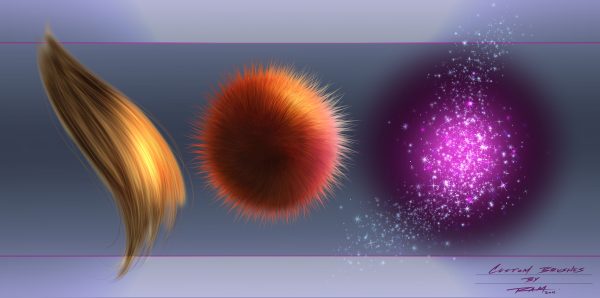 图片[3]-F010-Clip Studio Paint/Manga Studio 5 数字绘画笔刷包 – RAM-爱画画的卷心菜