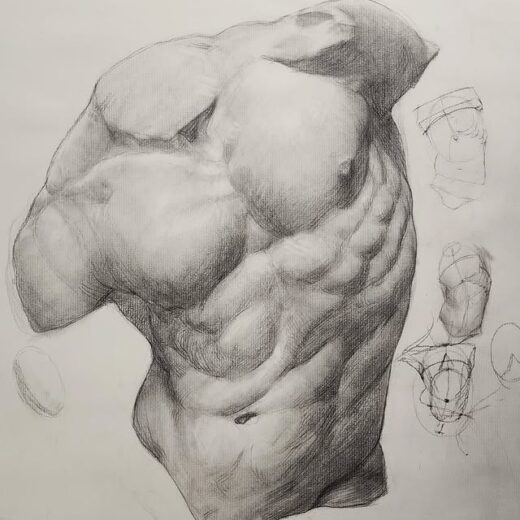 图片[9]-L011-雕塑绘画系统大师课-理解形体-爱画画的卷心菜