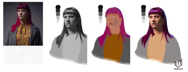 图片[30]-A016-Jens Claessens 的数字肖像绘画基础教程-爱画画的卷心菜