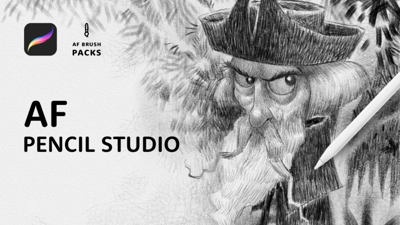 F014-专业素描画笔套装-爱画画的卷心菜