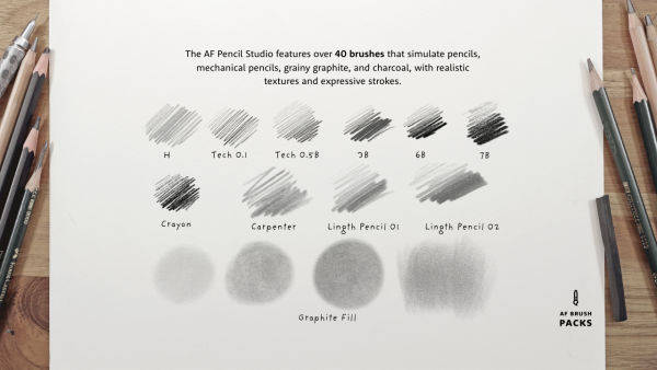 图片[1]-F014-专业素描画笔套装-爱画画的卷心菜