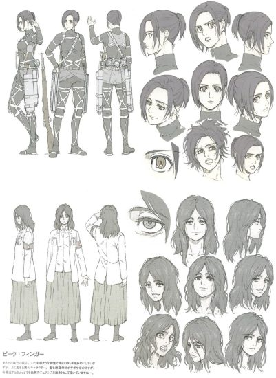 F036-进击的巨人最终季：角色设定&关键动画原画集-爱画画的卷心菜