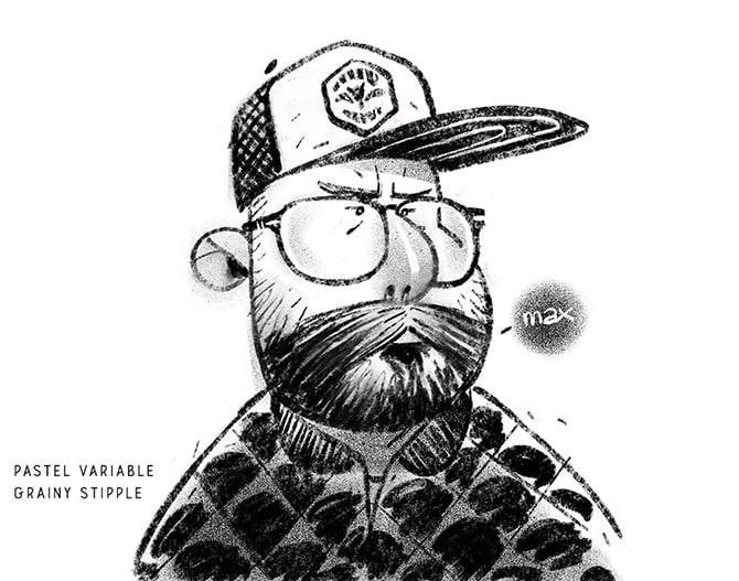 F017-The Painter's MaxPack - Procreate 笔刷套装-爱画画的卷心菜