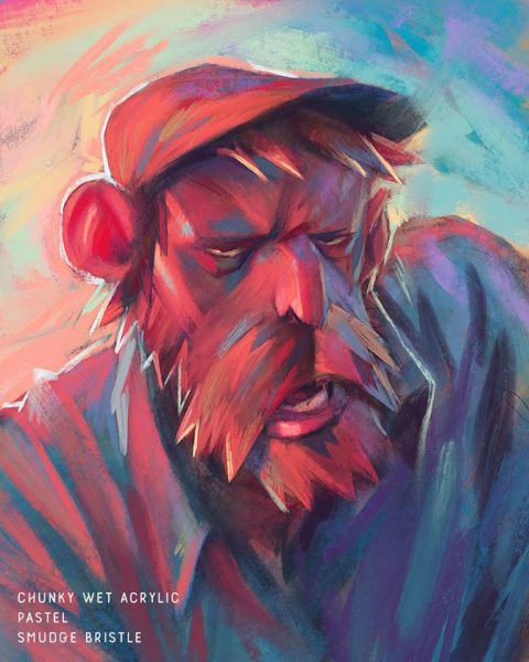 图片[3]-F017-The Painter’s MaxPack – Procreate 笔刷套装-爱画画的卷心菜