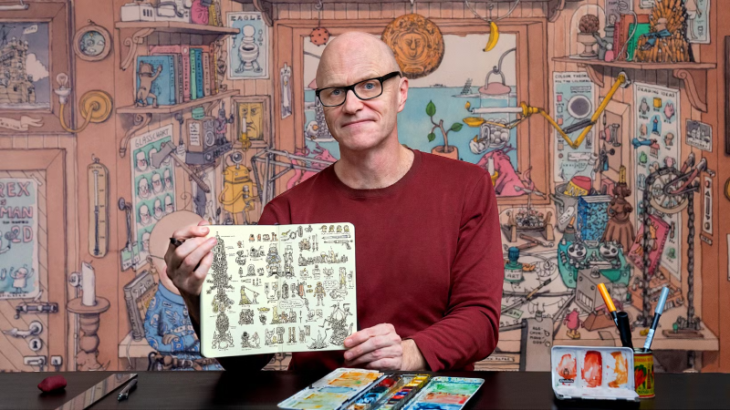 【ai精翻】素描艺术：将涂鸦变成艺术-爱画画的卷心菜