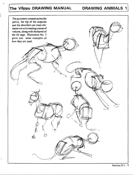 图片[2]-F045-【绘画指南】Vilppu animal drawing manual (Glenn V Vilppu)-爱画画的卷心菜