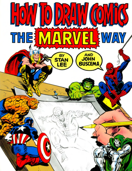 F50-【绘画指南】How To Draw Comics The Marvel Way (Stan Lee John Buscema)-爱画画的卷心菜