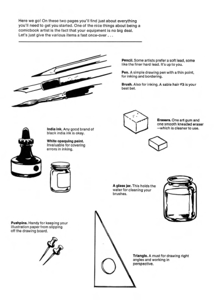 图片[3]-F50-【绘画指南】How To Draw Comics The Marvel Way (Stan Lee John Buscema)-爱画画的卷心菜
