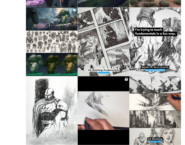 图片[10]-L025-Aaron的零基础墨水手绘训练班-爱画画的卷心菜