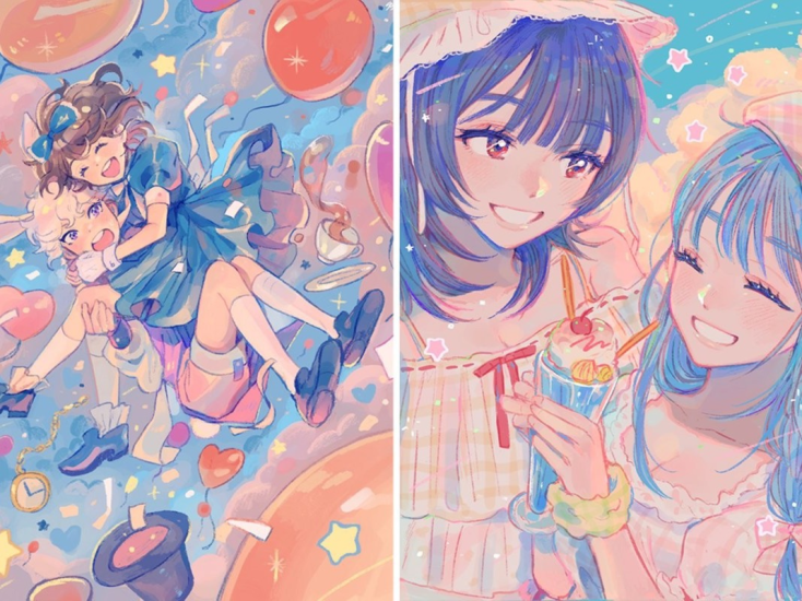 童话般、棉花糖般的iPad插画技巧-爱画画的卷心菜