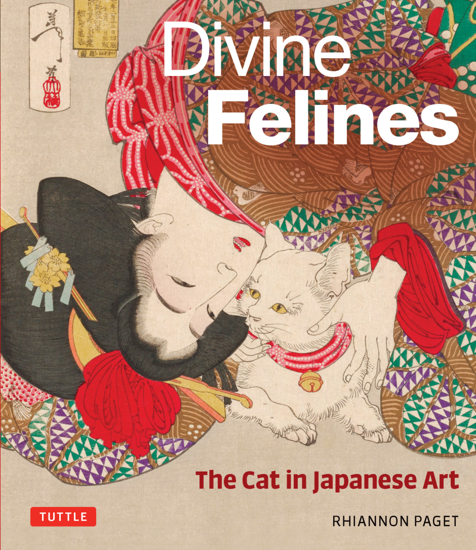 图片[1]-T1000-神圣的猫 日本艺术中的猫 含200多幅插图 | Divine Felines The Cat in Japanese Art with over 200 illustrat-爱画画的卷心菜