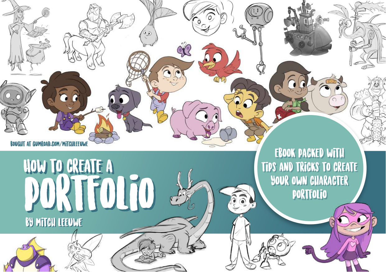 图片[1]-T1183-如何制作作品集 Mitch Leeuwe | 01 How to Create a Portfolio by Mitch Leeuwe-爱画画的卷心菜