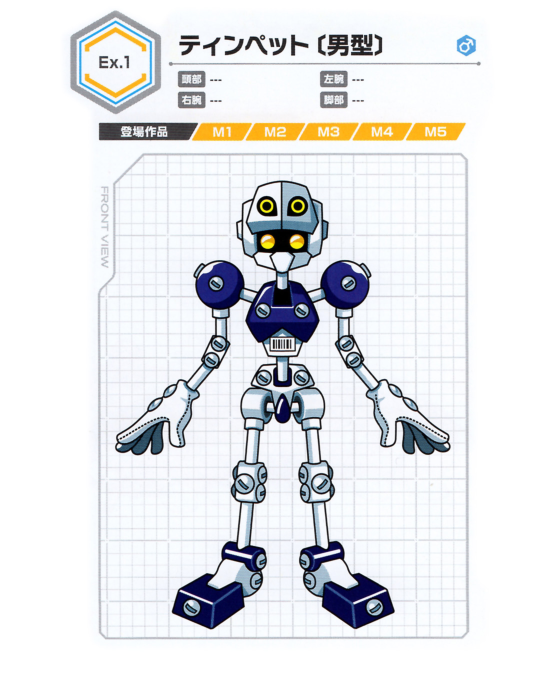 图片[1]-T1186-机甲战士终极角色设定集 | Medarot Ultimate Character Book-爱画画的卷心菜