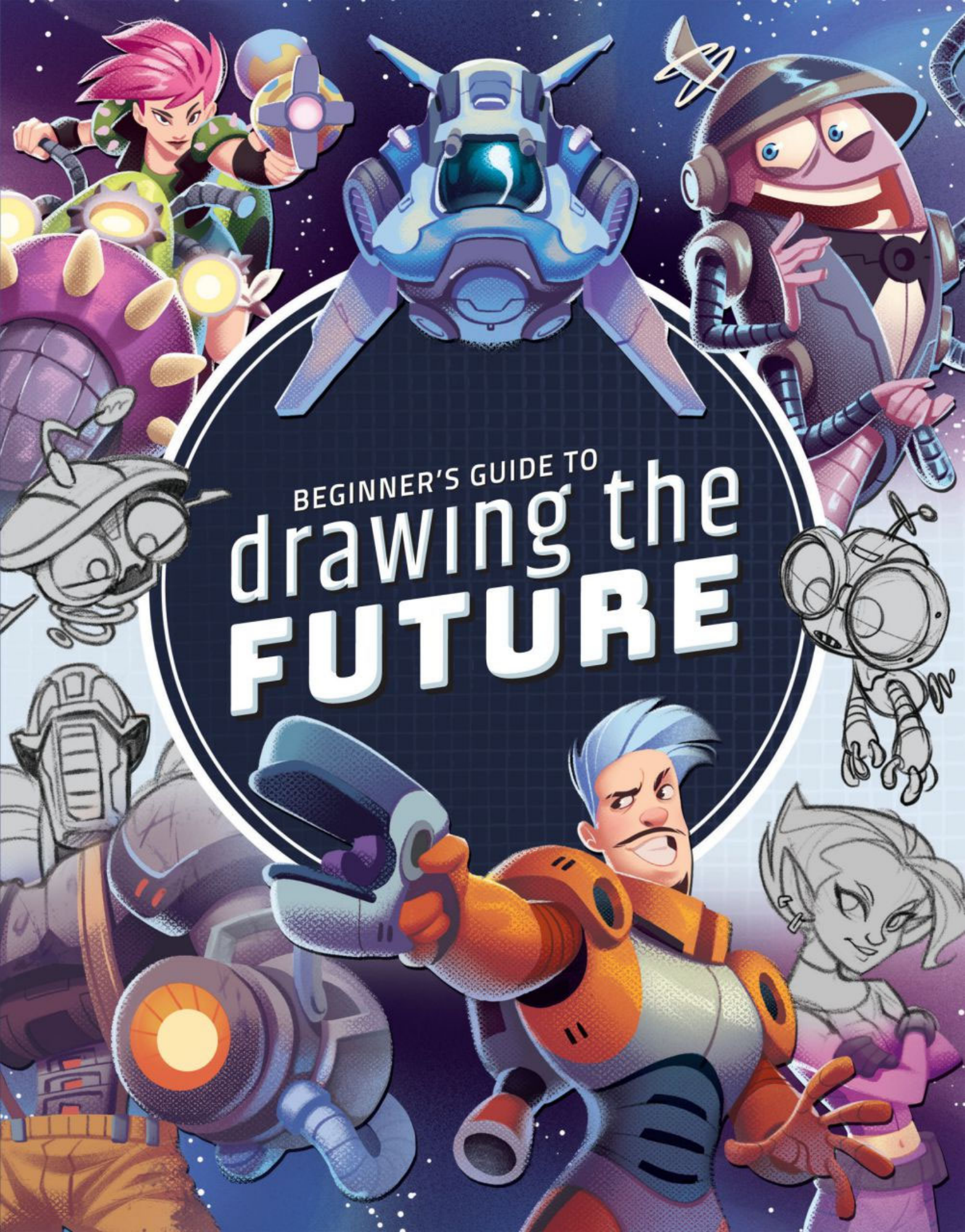 图片[1]-T1245-3dtotal出版社初学者未来学习绘画指南 | 3dtotal Publishing Beginner’s Guide to Drawing the Future Lear-爱画画的卷心菜