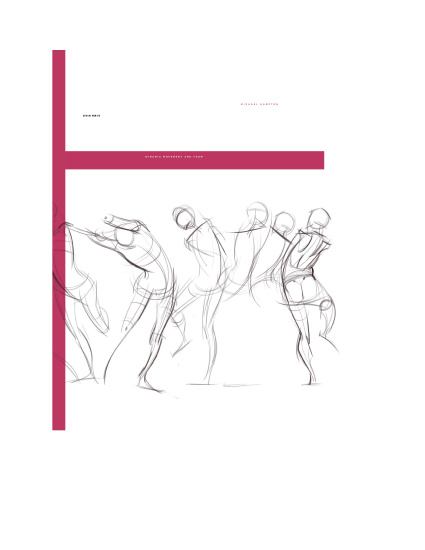 T1254-姿态绘画 动态与形态 迈克尔·汉普顿 | Gesture Drawing Dynamic Movement and Form by Michael Hampton-爱画画的卷心菜