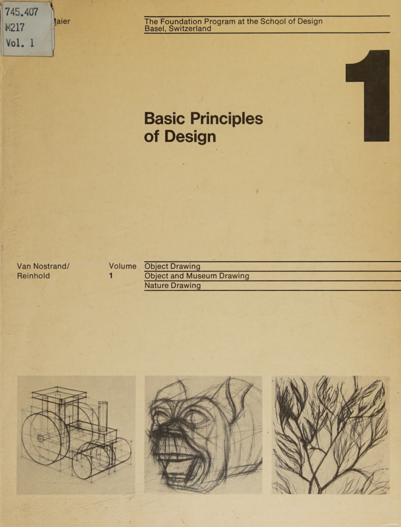 T1017-曼弗雷德·迈尔 设计基本原理1 | Manfred Maier Basic Principles of Design 1 Van Nostrand Reinho
