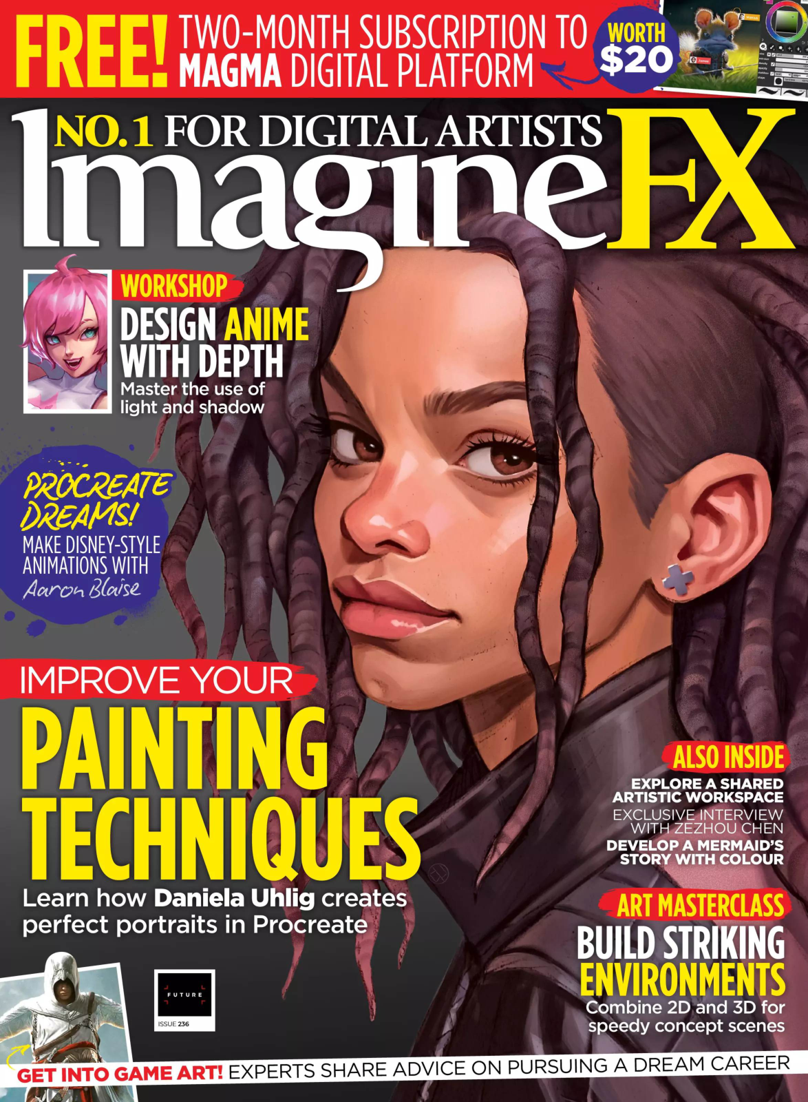 图片[1]-T1292-ImagineFX 第236期 2024 | ImagineFX – Issue 236, 2024-爱画画的卷心菜