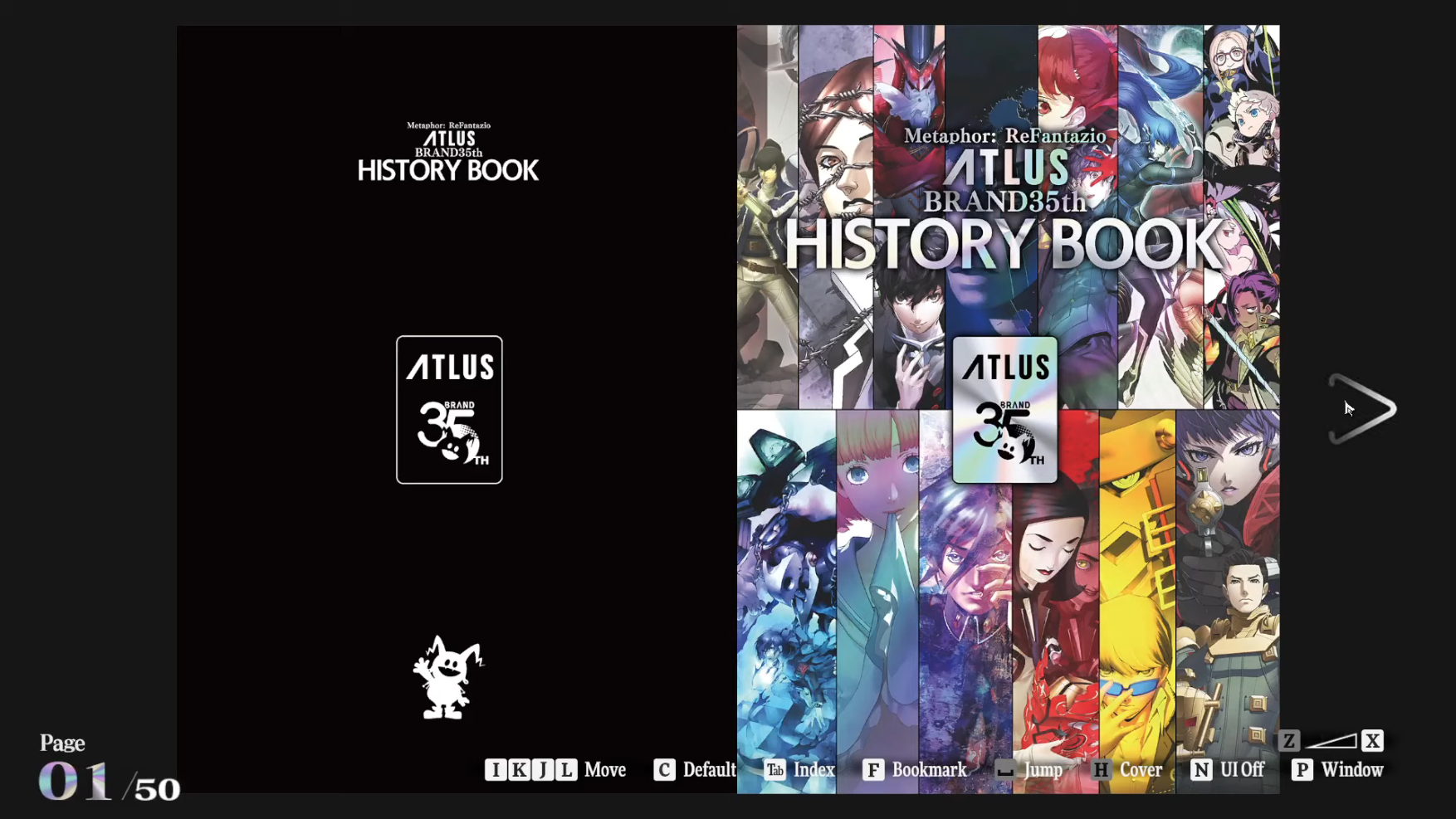 图片[1]-T1326-Atlus三十五周年数字历史书 | Atlus 35th Digital History Book-爱画画的卷心菜