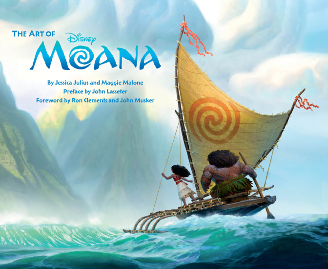 T1356-《海洋奇缘艺术设定集》 | The Art of Moana by Jessica Julius, Maggie Malone, John Lasset-爱画画的卷心菜