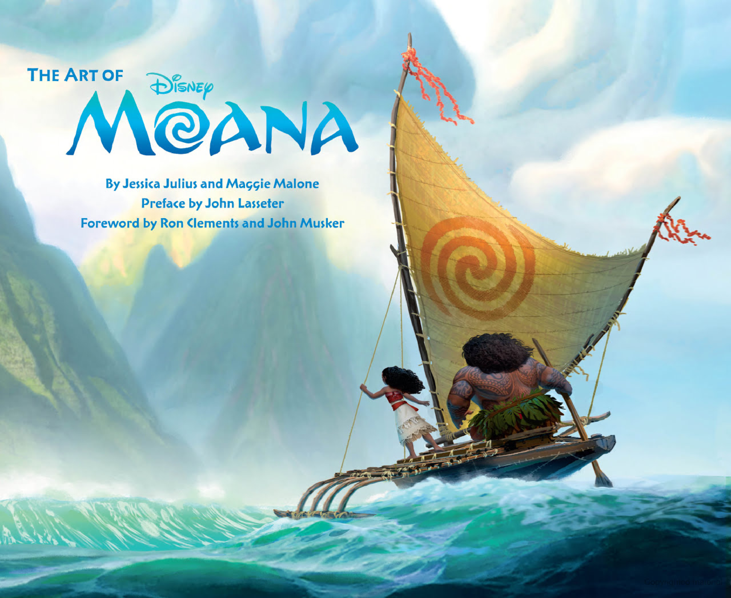 图片[1]-T1356-《海洋奇缘艺术设定集》 | The Art of Moana by Jessica Julius, Maggie Malone, John Lasset-爱画画的卷心菜