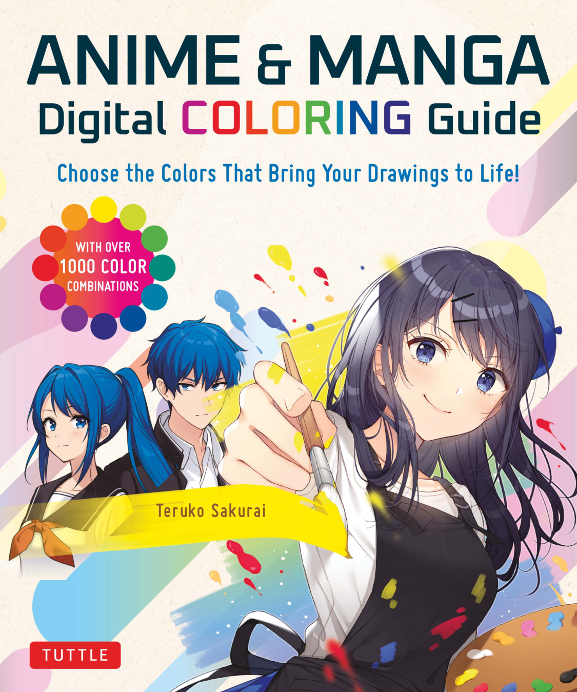 图片[1]-T1027-动漫漫画数字上色指南选择让画面生动的颜色 | Anime Manga Digital Coloring Guide Choose the Colors That Brin-爱画画的卷心菜
