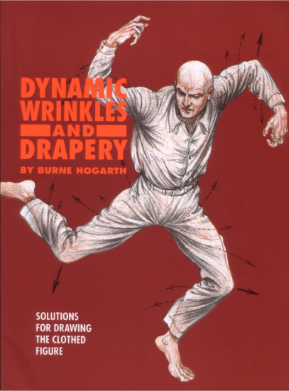 T1030-动态褶皱与衣褶绘画解决方案 | Dynamic Wrinkles and Drapery Solutions for Drawing the Clothed-爱画画的卷心菜