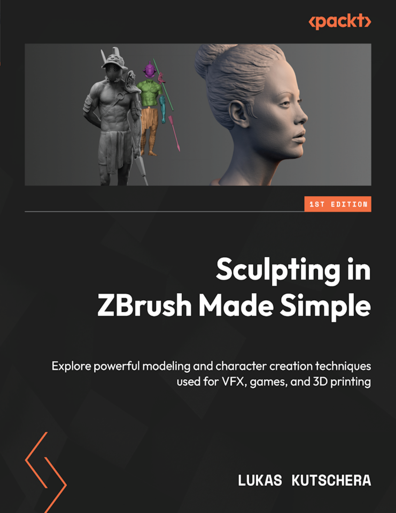 图片[1]-T1434-ZBrush雕刻入门教程 | Sculpting in ZBrush Made Simple Lukas Kutschera Z Library-爱画画的卷心菜