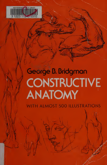 T1436-建设性解剖 收录近500幅插图 George | Constructive Anatomy Includes Nearly 500 Illustrations George-爱画画的卷心菜