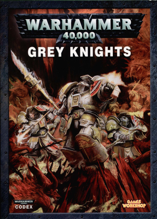 图片[1]-T1077-战锤40K 规则书 灰骑士 第五版 | Warhammer 40k – Codex – Grey Knights 5E-爱画画的卷心菜