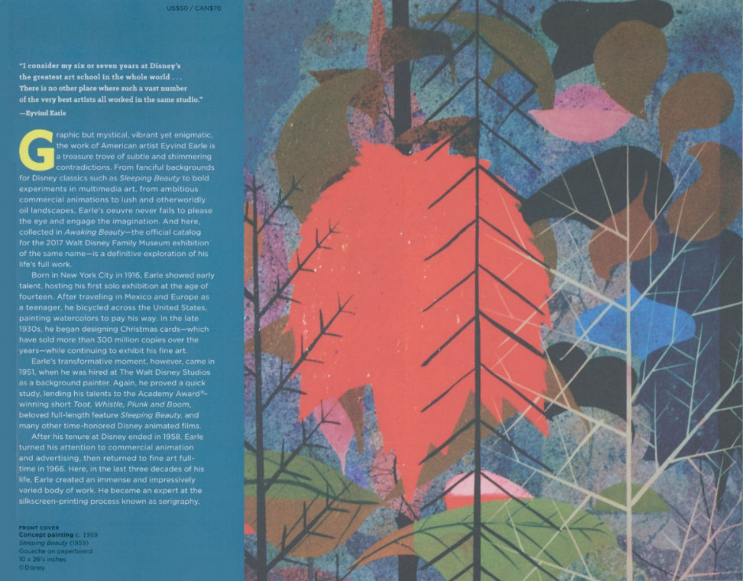 图片[2]-T1209-觉醒之美——Eyvind Earle的艺术 | Awaking Beauty – The Art of Eyvind Earle-爱画画的卷心菜