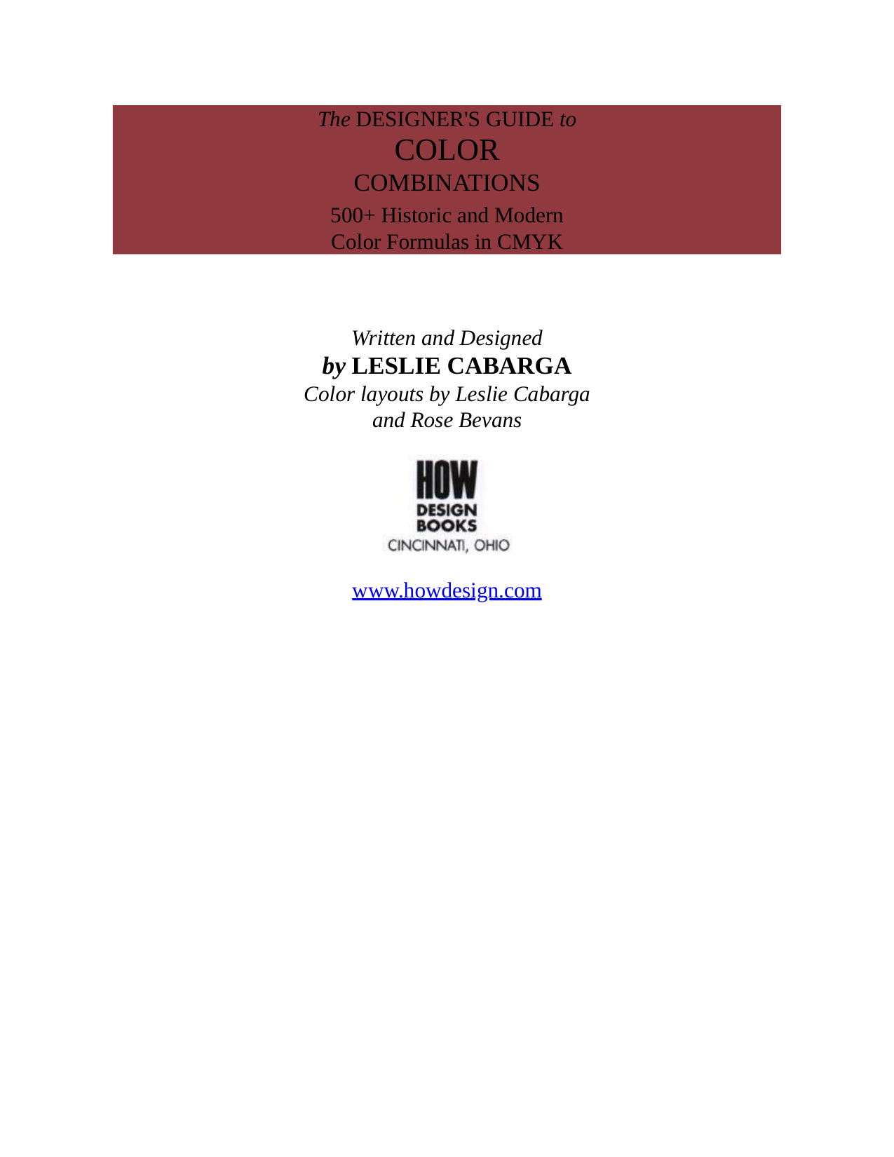 图片[2]-T1211- 设计师的色彩搭配指南 | OceanofPDF com The Designers Guide to Color Combinations Lesl-爱画画的卷心菜