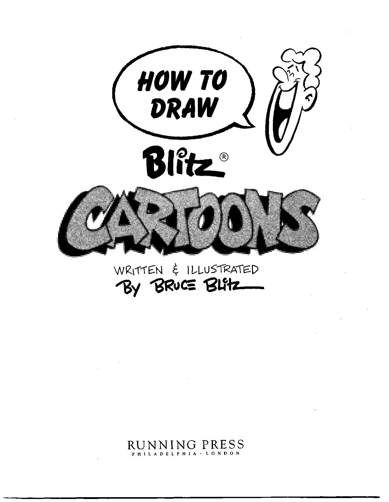 图片[2]-T125-布鲁斯·布利茨教你画布利茨漫画 | Bruce Blitz – How To Draw Blitz Cartoons-爱画画的卷心菜