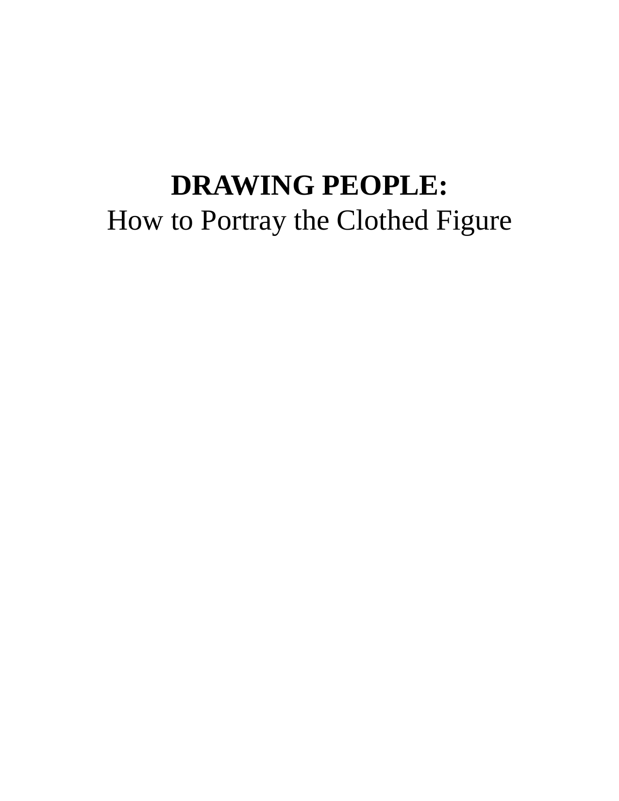 图片[2]-T1251-人物绘画：如何描绘穿衣的人体 Barbara Bradl | Drawing People How to portray the clothed figure Barbara Bradl-爱画画的卷心菜