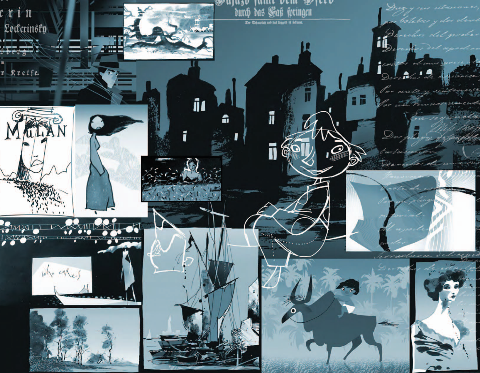 图片[2]-T1265-梦幻世界 动画美术设定 | Dream Worlds – Production Design for Animation-爱画画的卷心菜